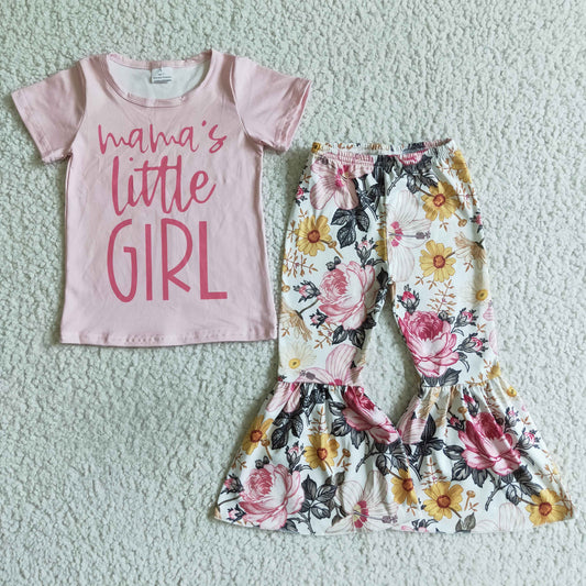 GSPO0153 mama's little girl floral outfits