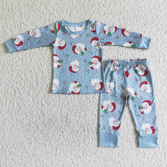 BLP0056 Baby Boys Christmas Santa Pajamas Set