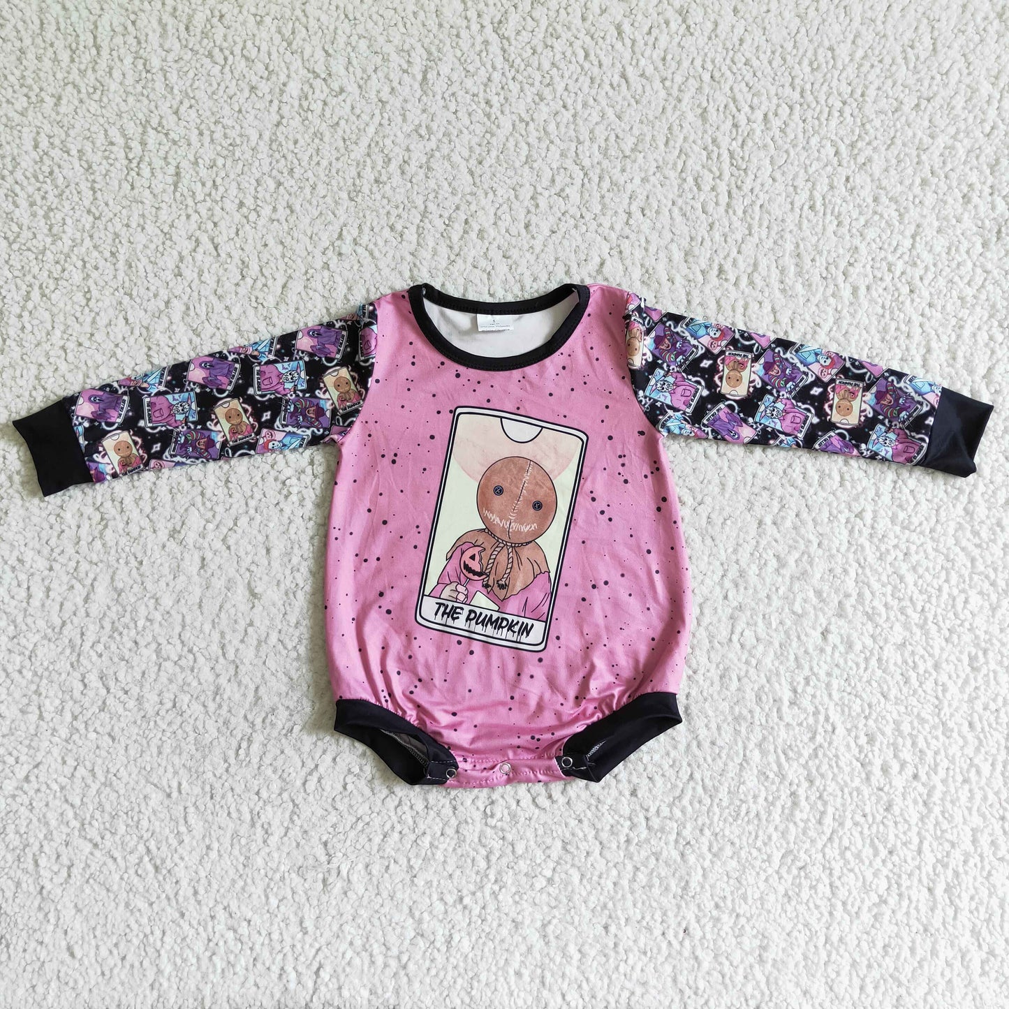 LR0090 Baby Girls Shirt Romper