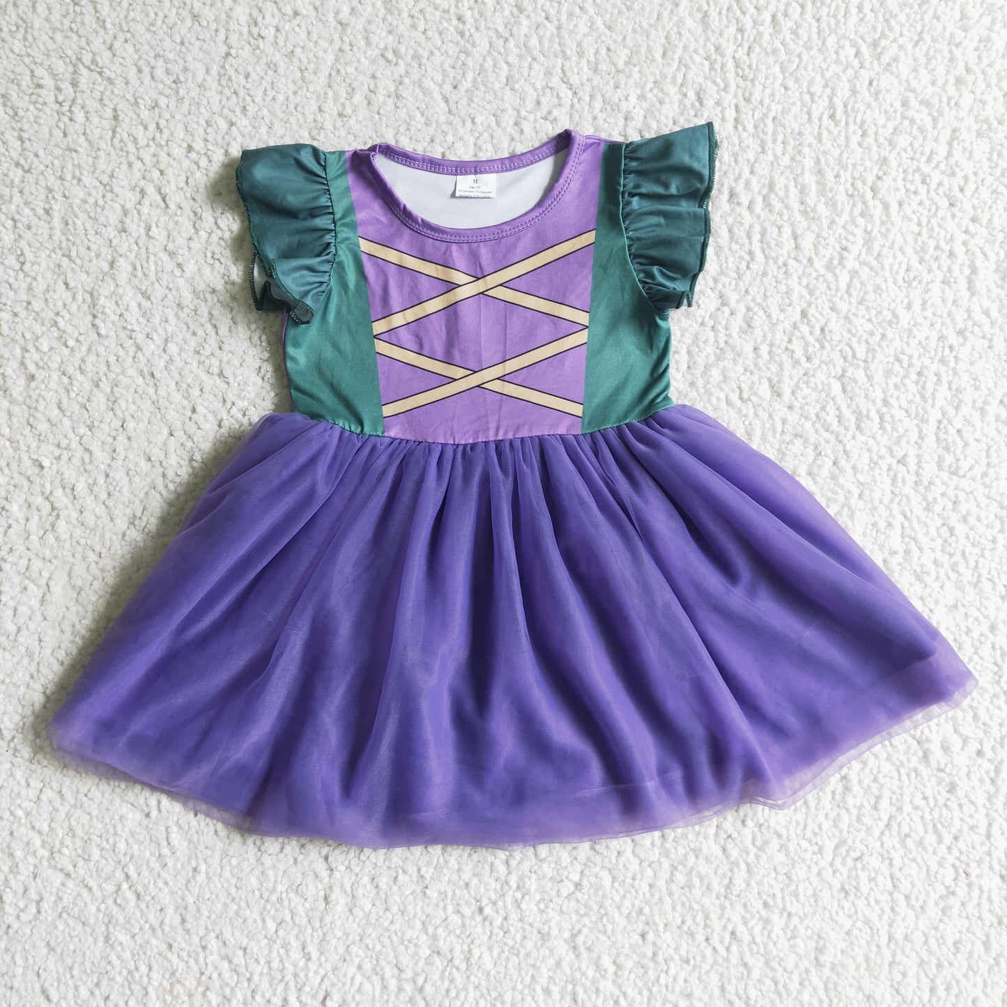 GSD0129 Purple Girl Princess Tulle Dress