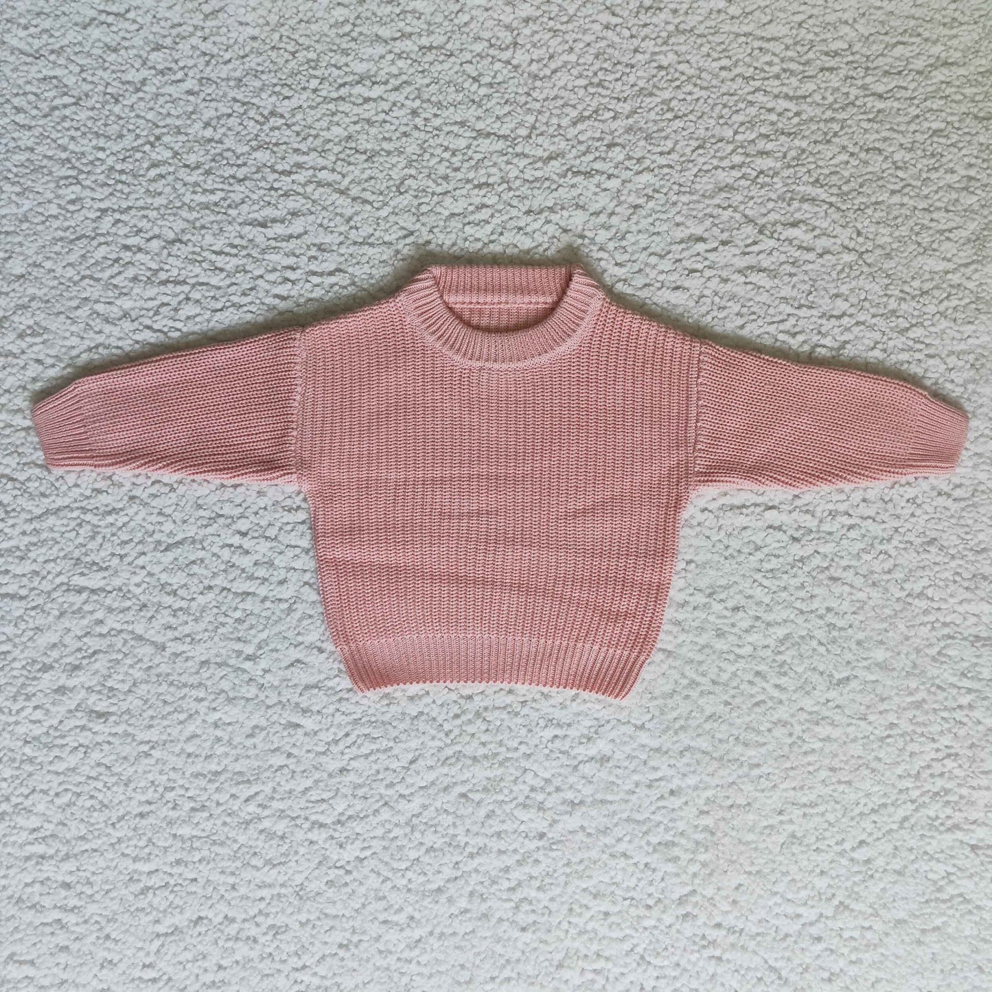 GT0032 Children's red knitted sweater