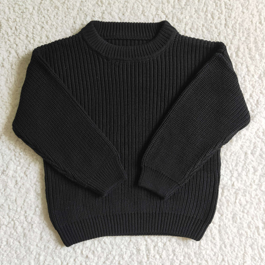 GT0029 Black Baby Knit Sweater