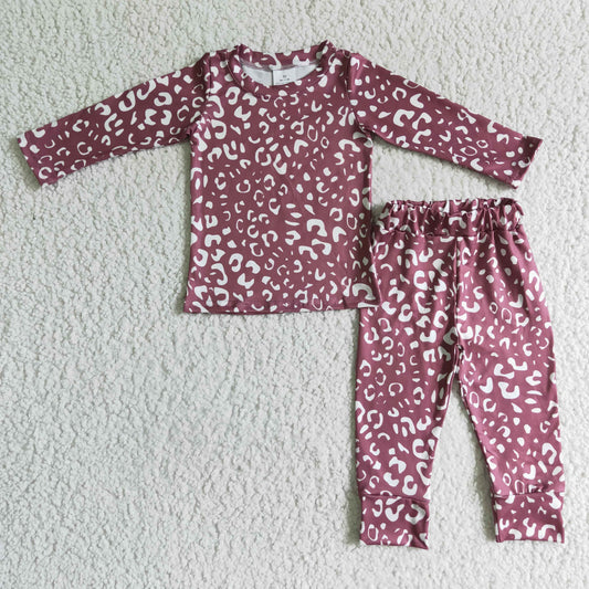 GLP0199 Leopard Print Universal Children's Pajamas