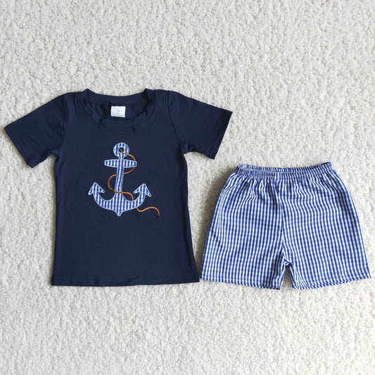 Anchor Boy's Short Sleeve Outfits