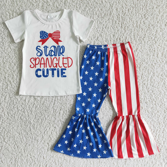 NC0006 July 4th flag bell bottom trousers outfits