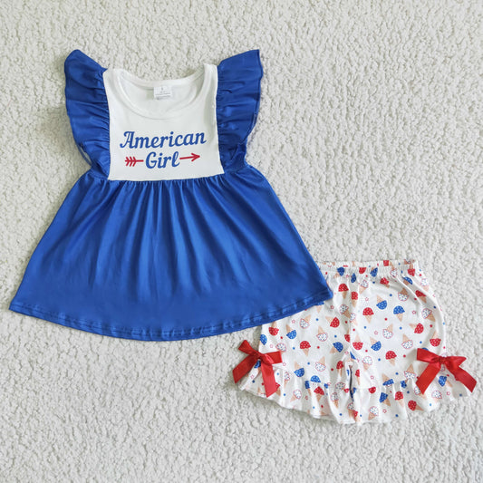 GSSO0042 4th of July Summer Outfits for Star Girls