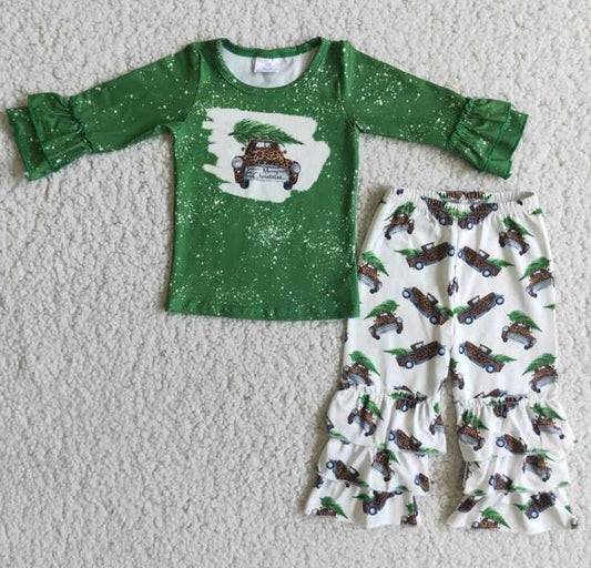 6 A20-18 Christmas Tree Truck Girl Outfits