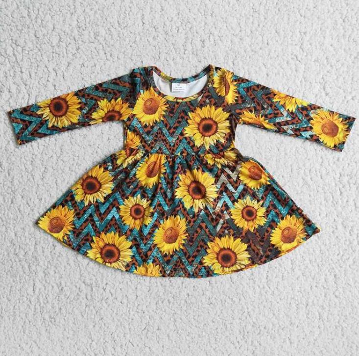 6 B3-22 sunflower girl dress