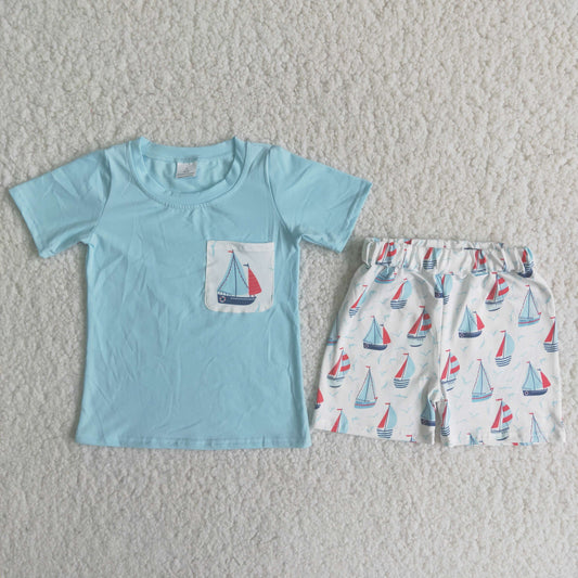 Sailing Boy's Summer Pocket Set