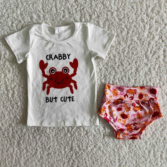 Crabby but cute summer clothes for kids