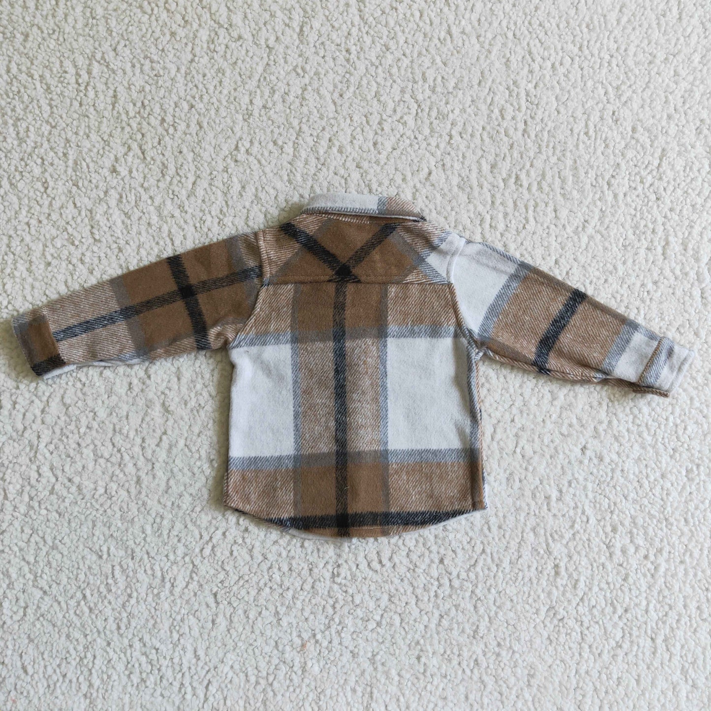 BT0116 Flannel Pocket Long Sleeve T-Shirt