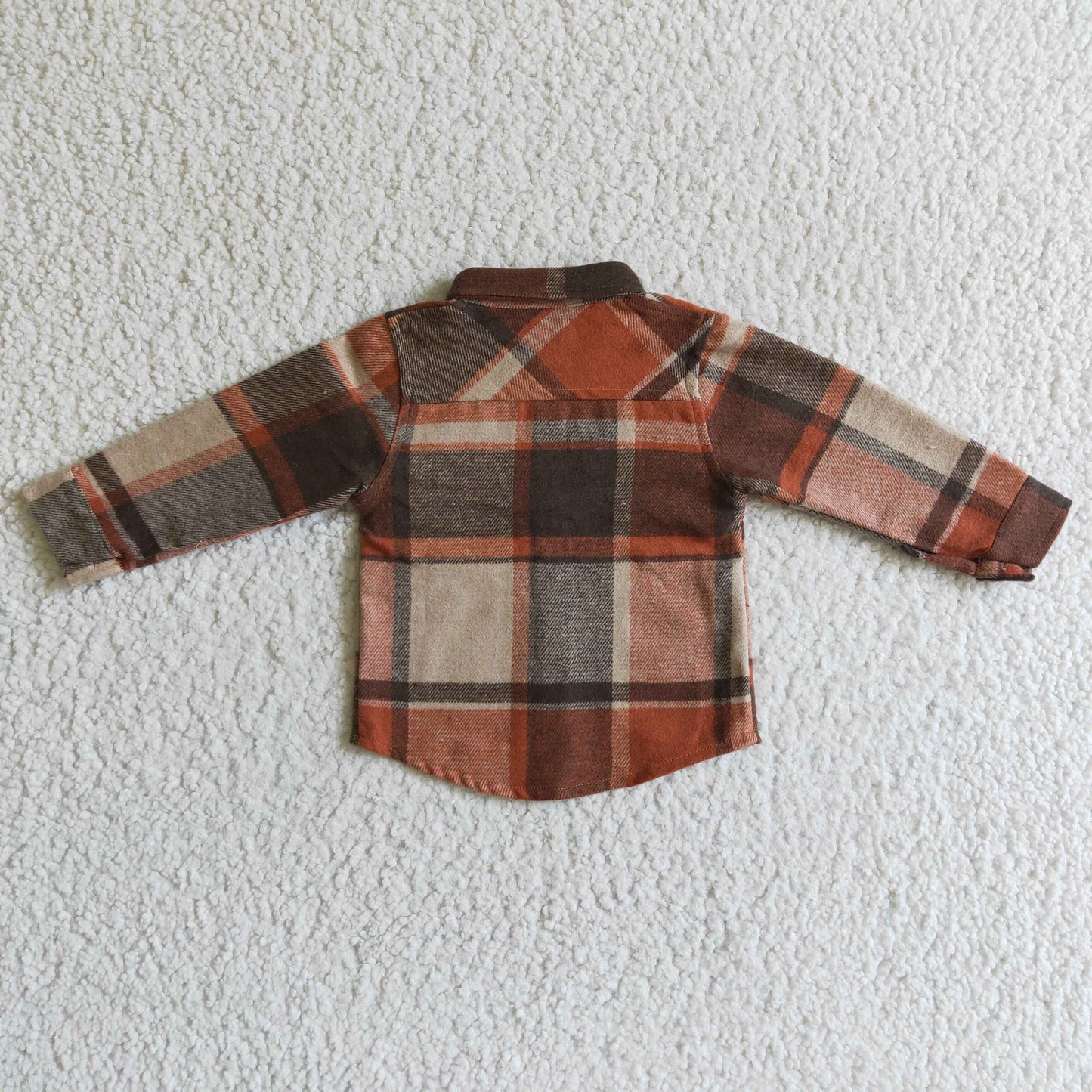 BT0116 Flannel Pocket Long Sleeve T-Shirt