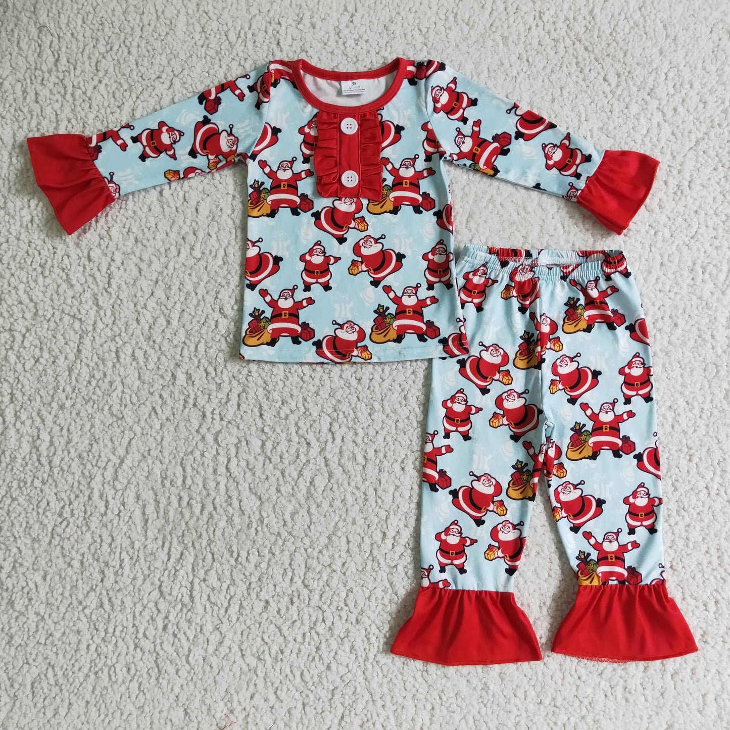 GLP0082 Santa Girl Pajamas