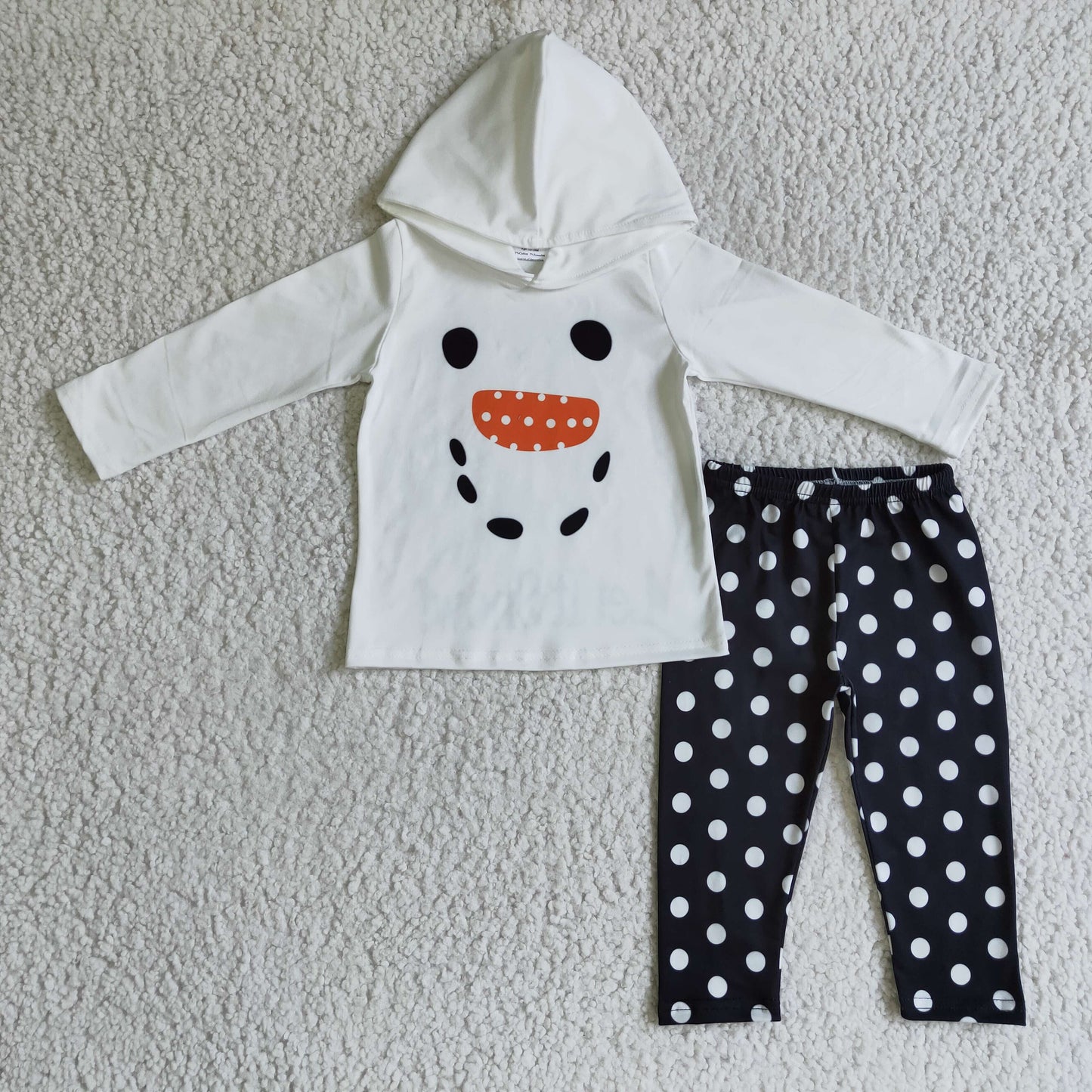 GLP0293 Snowman Hooded Long Sleeve Outfits