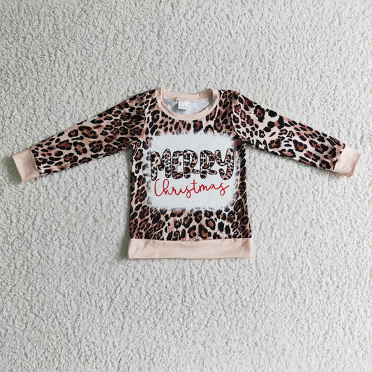 GT0060 Merry Christmas Leopard T-Shirt