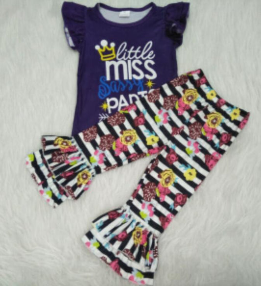 C11-10 little miss sassy pants floral outfits