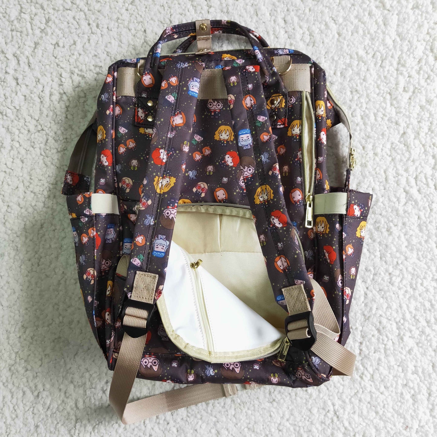 Classic cartoon watermelon baby kid's backpack diaper bag