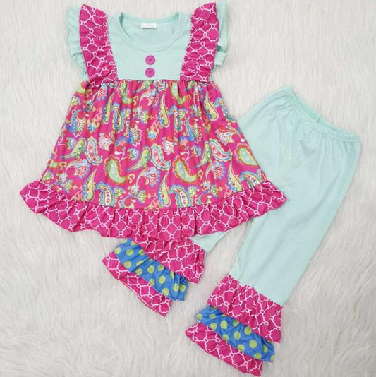C3-21 Paisley pattern girl clothes
