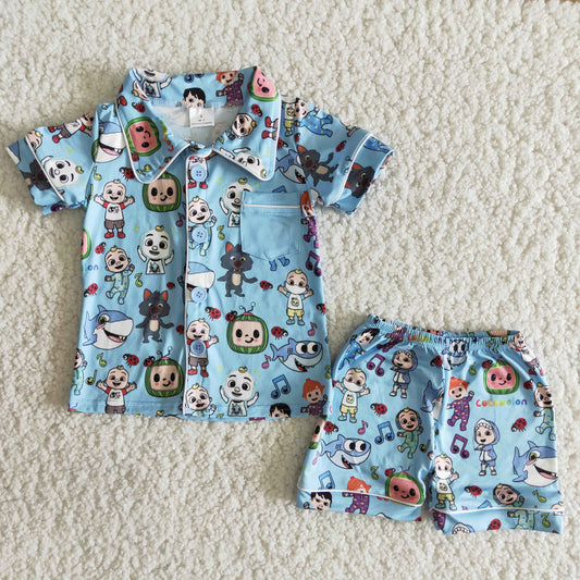 cartoon baby boy pajamas outfits