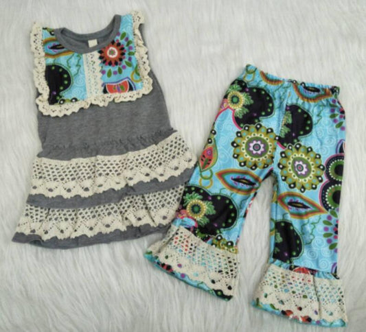 A16-21 Lace Sleeveless Girls Outfits