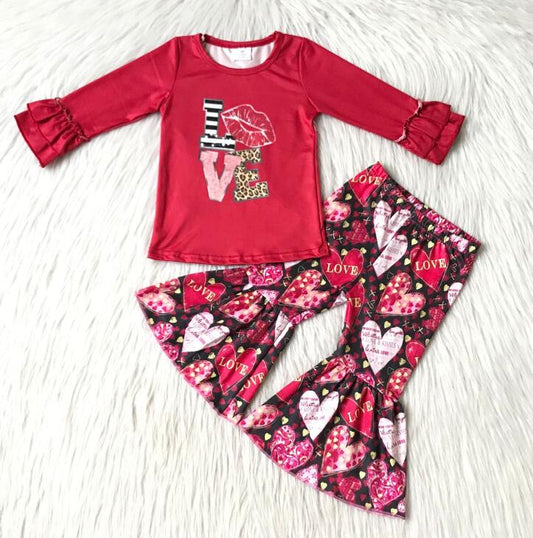 6 A2-14 love Valentine's Day Kids Clothing