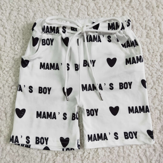 SS0020 mama's boy milk silk boy shorts