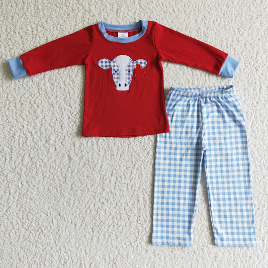 BLP0019 Baby Boys Cow Outfit