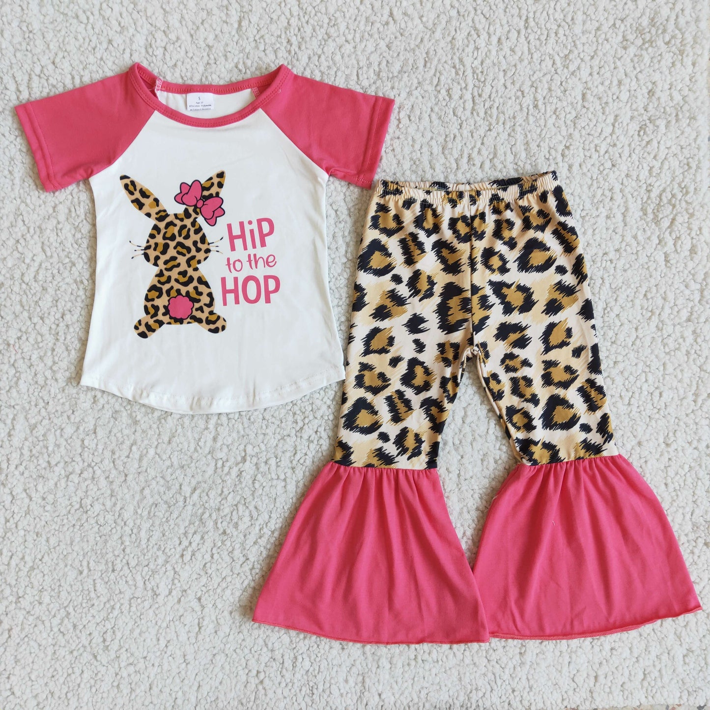 Hip to the hop leopard bunny girl easter outfits
