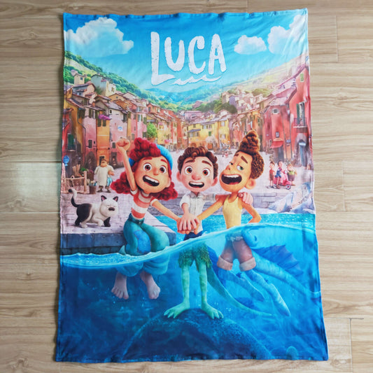 summer movie characters blanket baby swaddle