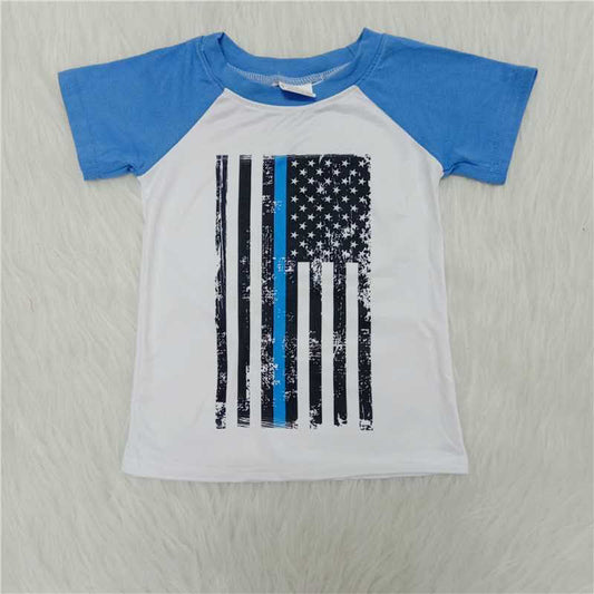 A9-17 Boys  Police T-Shirt