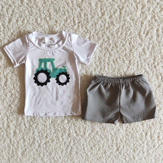 Tractor Farm Boy's Summer Set