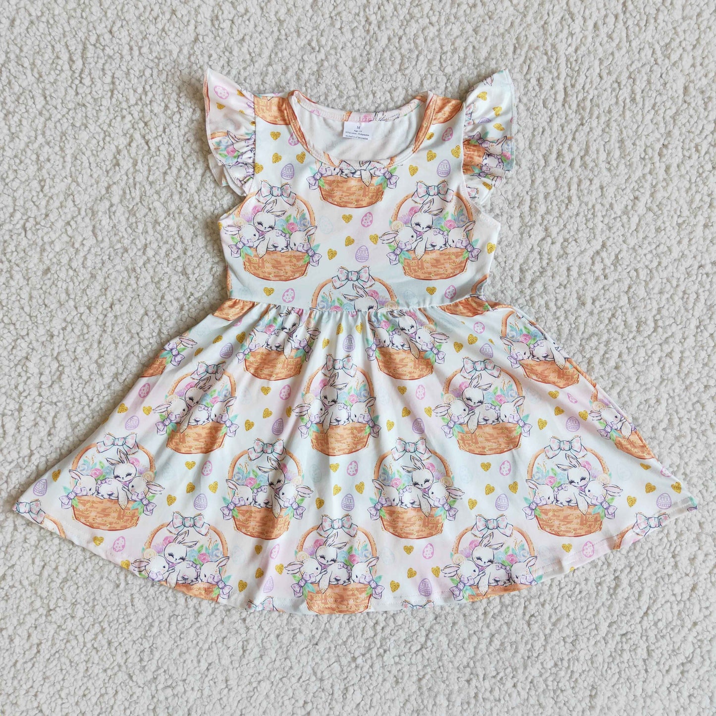 Bunny Easter Girl's Dress Spring Clothes