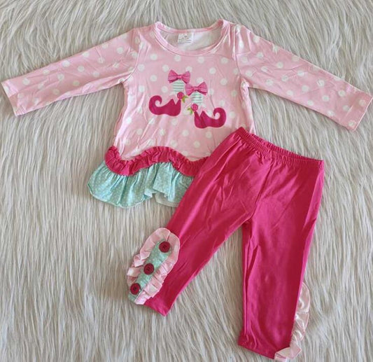 6 A10-11 pink shoes girls leggings outfits
