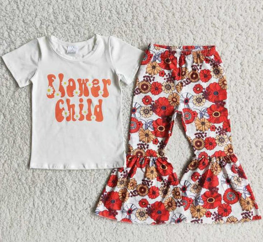 C9-14 flower child girl outfits