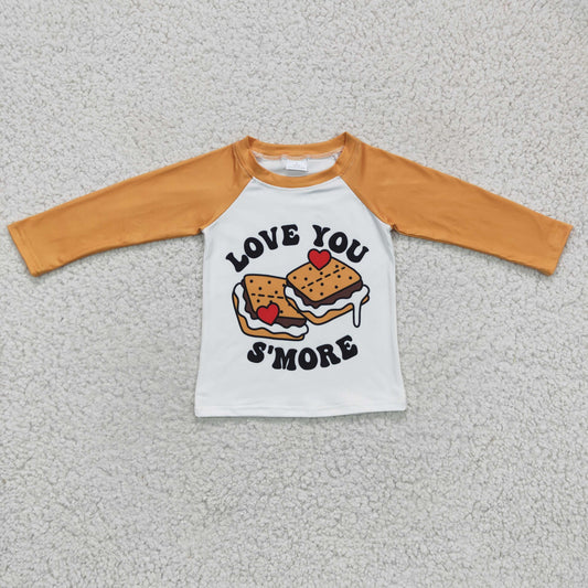 BT0123 love you s'more cake T-shirt