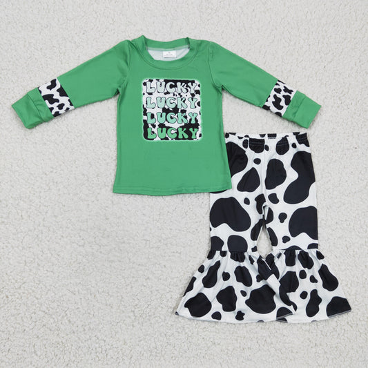 GT0081+P0041 lucky cow bell bottom outfits