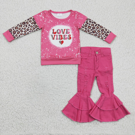 GT0082+D14-14 love pink jeans fashion outfits