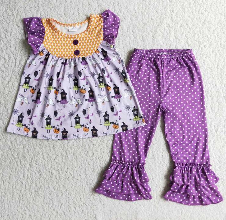 D2-3 halloween boo girl purple clothes