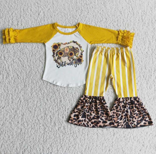 6 A0-3 wild and free baby girl outfits