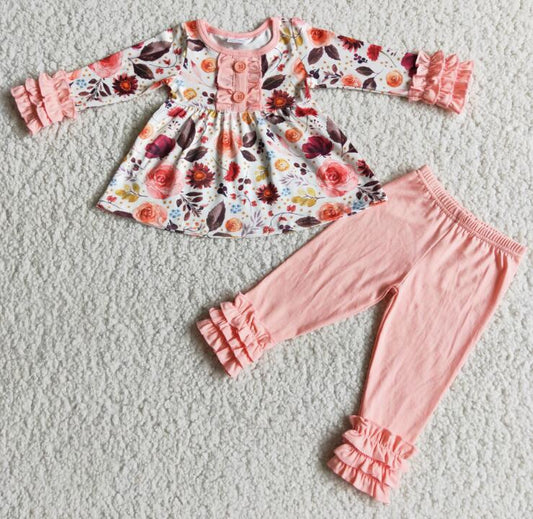 6 C7-20 floral top pink icing pants outfits