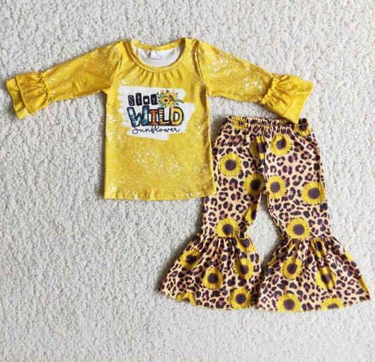 6 A7-19 stay wild sunflower girl outfits