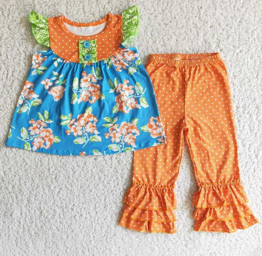 D1-4 Fall flower girl pants outfit