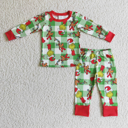 BLP0121 Boys Christmas cartoon pajamas