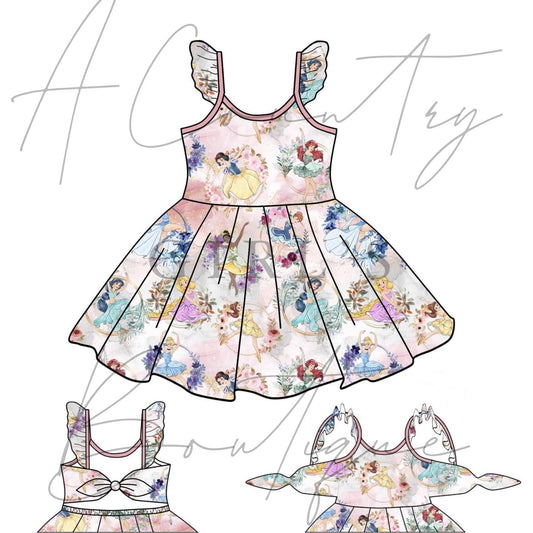 Toddler Baby Girls short sleeve dress for girl