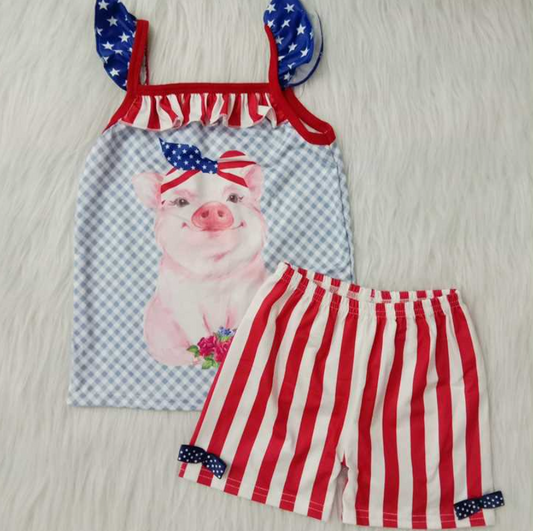 C4-11 July 4th pig girl clothes