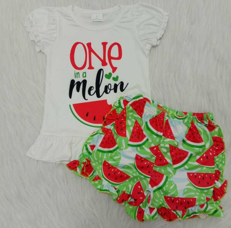 A5-22 one in a melon summer watermelon girl's sets