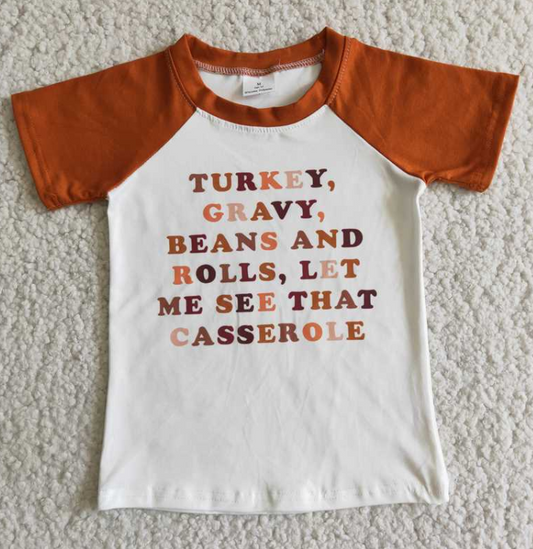 D5-3 Thanksgiving Turkey Boy's T-Shirt
