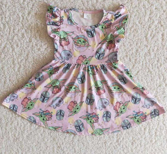 B14-10 Cute cartoon girl dress