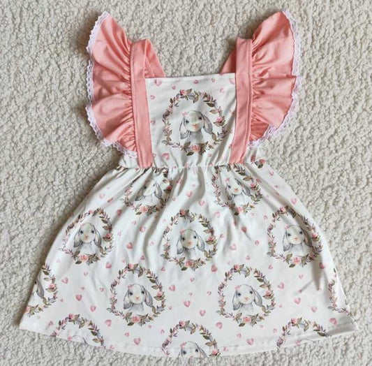 A5-2 Cute Bunny Easter Girl Dress