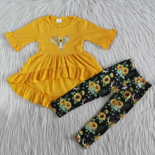 C4-18 Yellow Bullhead Sunflower Outfits